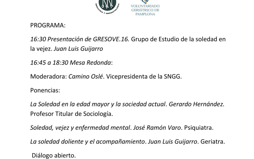 VII ENCUENTROS GERONTOLÓGICOS DE PRIMAVERA.